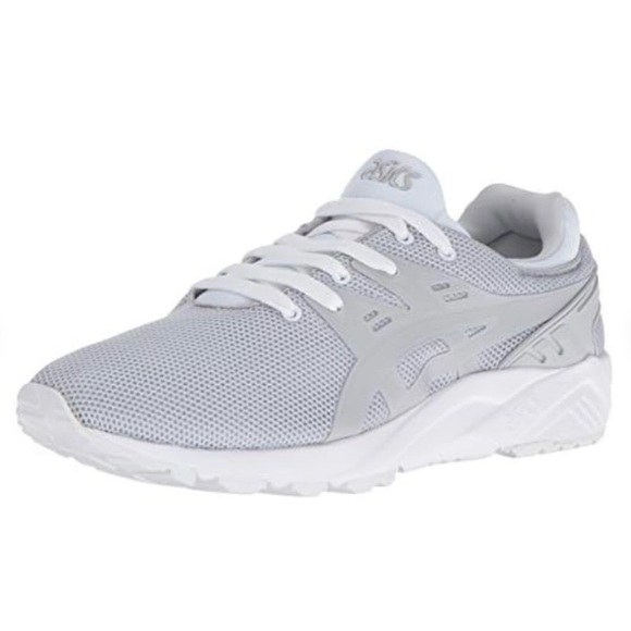 Asics Soft Gray Gel-Kayano Trainer Evo Fashion Athletic Sneakers Size 7.5 - Picture 5 of 15